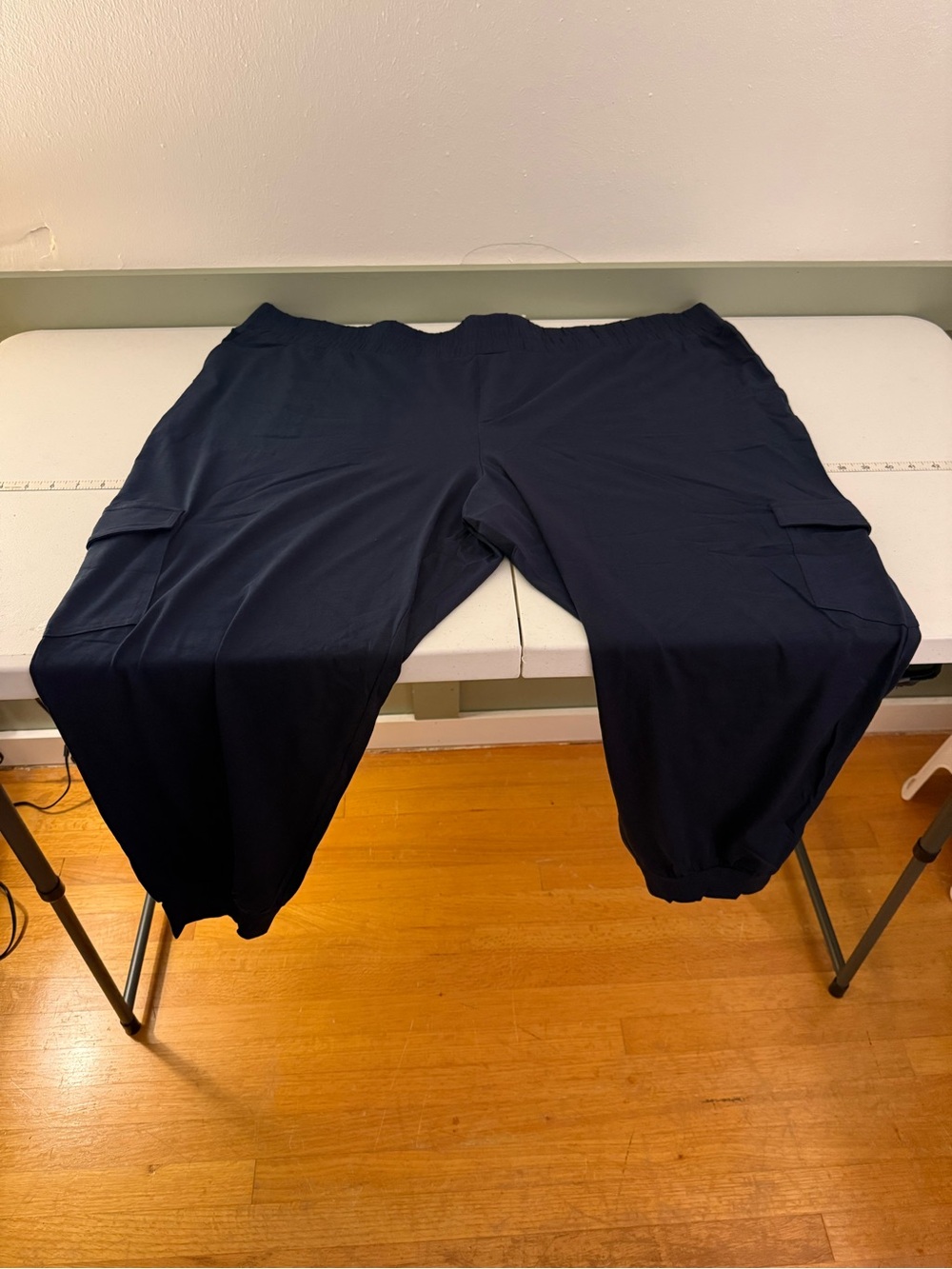 Navy Cargo Jogger Pants